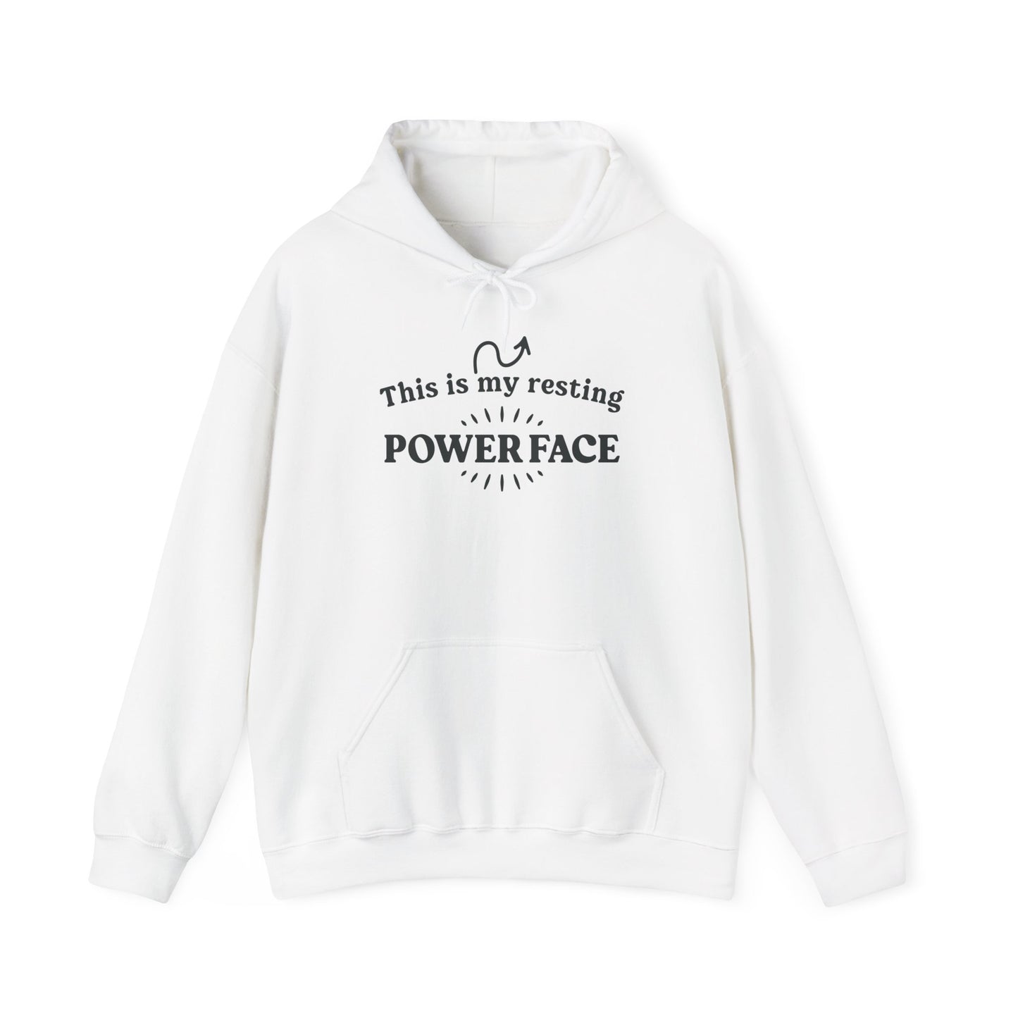 Resting Power Face Hoodie