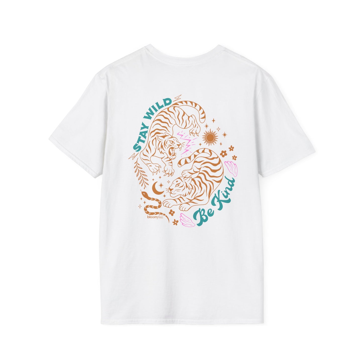 Two-Sided Tiger Tee | Stay Wild Be Kind