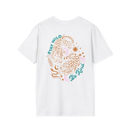 Two-Sided Tiger Tee | Stay Wild Be Kind