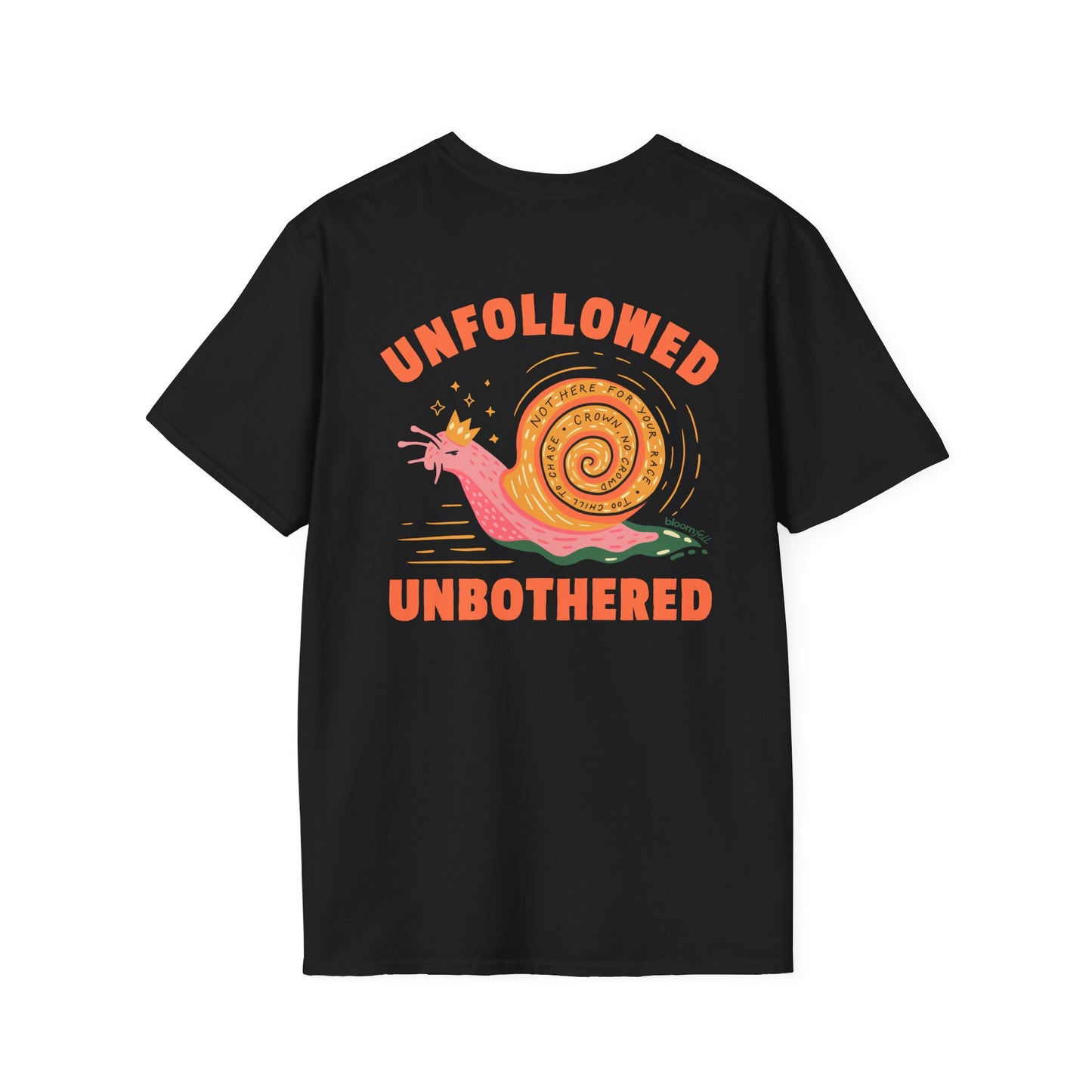 Two-Sided Snail Tee | Unfollowed Unbothered