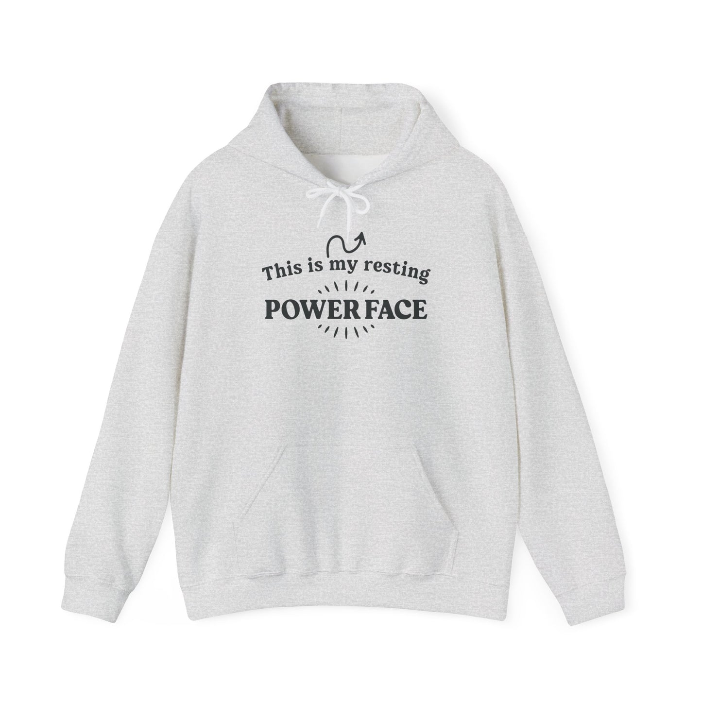 Resting Power Face Hoodie
