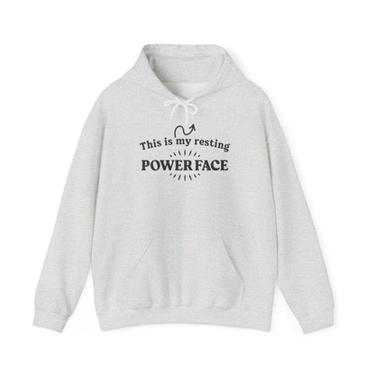 Resting Power Face Hoodie