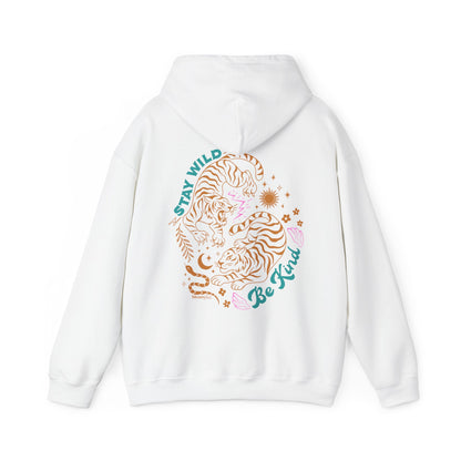 Two-Sided Tiger Hoodie | Stay Wild Be Kind