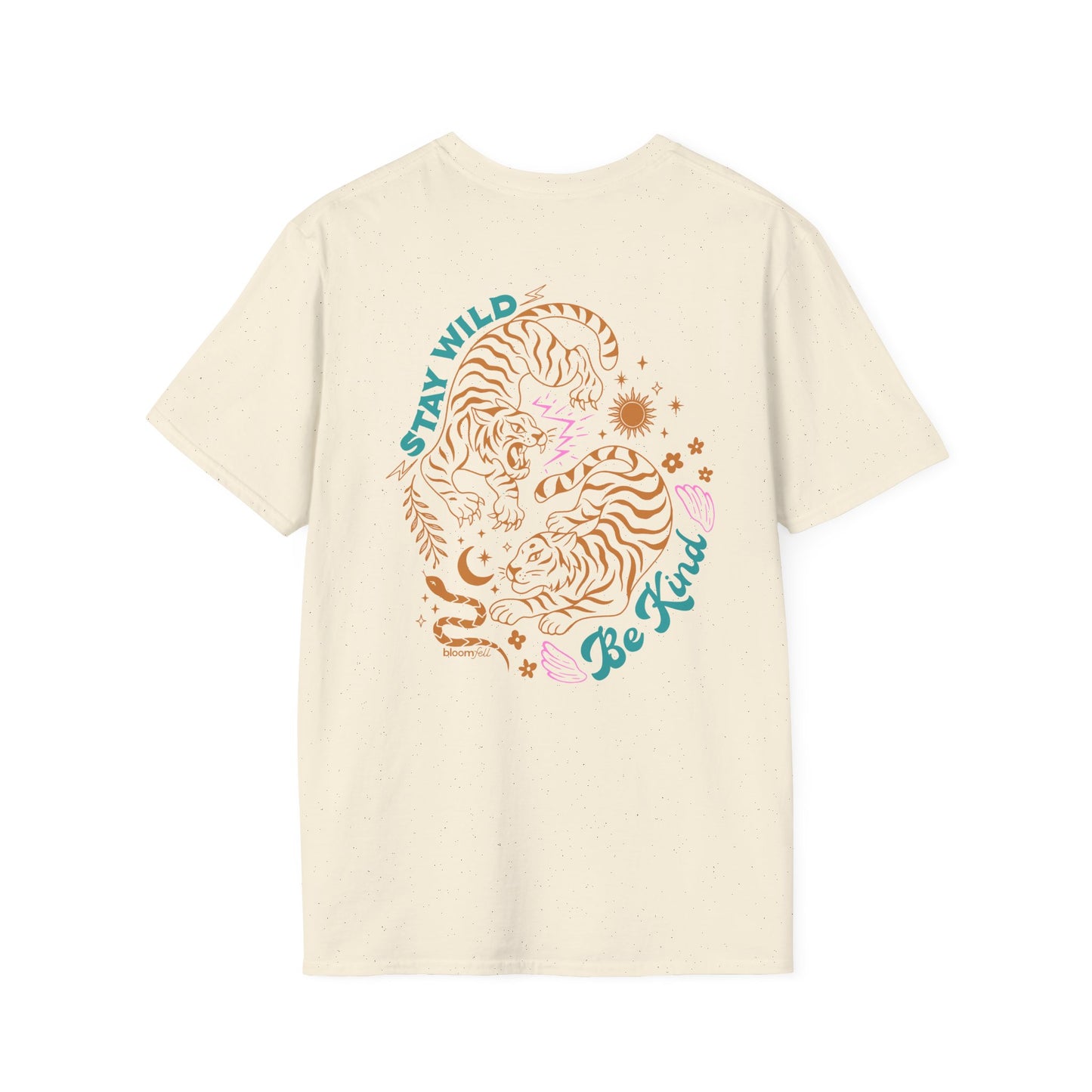 Two-Sided Tiger Tee | Stay Wild Be Kind