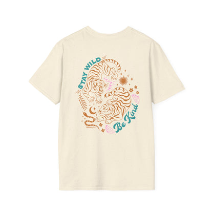 Two-Sided Tiger Tee | Stay Wild Be Kind