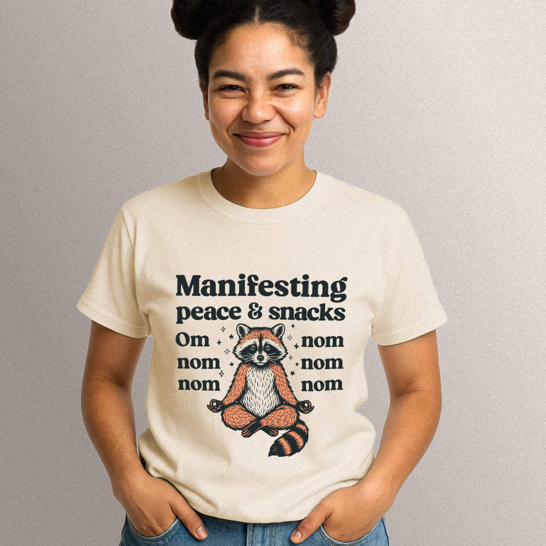 Manifesting Peace & Snacks Tee