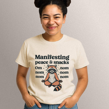Manifesting Peace & Snacks Tee