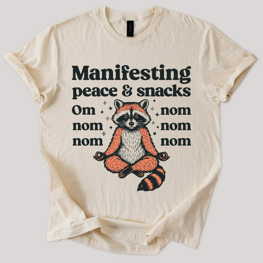 Manifesting Peace & Snacks Tee