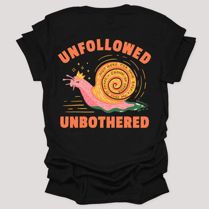 Two-Sided Snail Tee | Unfollowed Unbothered