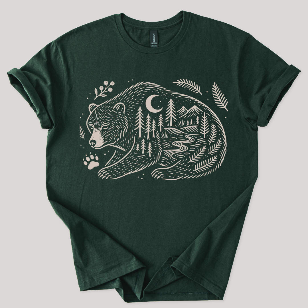 Unisex Forest Bear T-Shirt