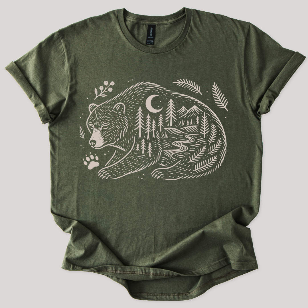 Unisex Forest Bear T-Shirt