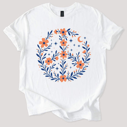 Floral Peace Sign T-Shirt