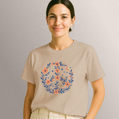 Floral Peace Sign T-Shirt