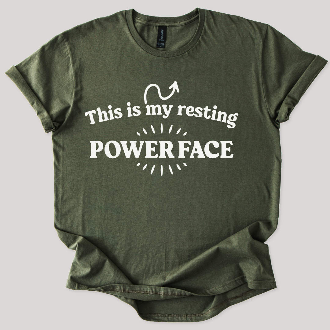 Resting Power Face Tee