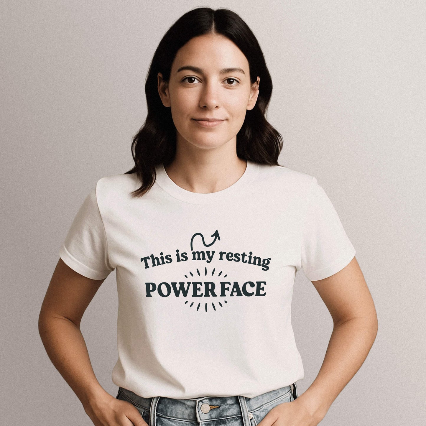 Resting Power Face Tee