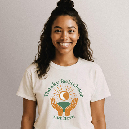 Sky Feels Closer Out Here Tee