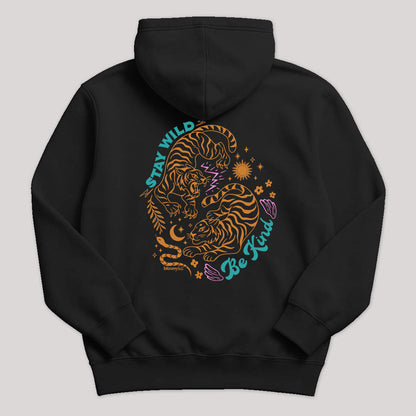 Two-Sided Tiger Hoodie | Stay Wild Be Kind