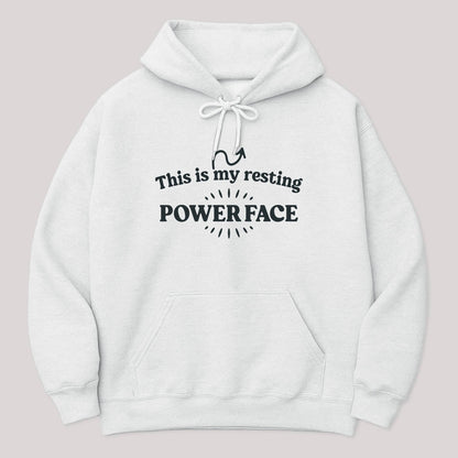 Resting Power Face Hoodie