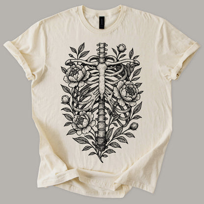 Floral Skeleton Tee