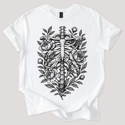 Floral Skeleton Tee