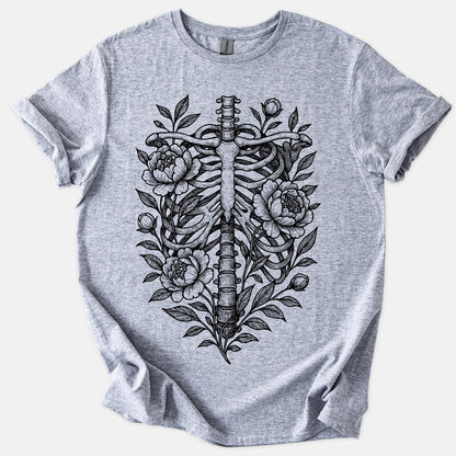 Floral Skeleton Tee