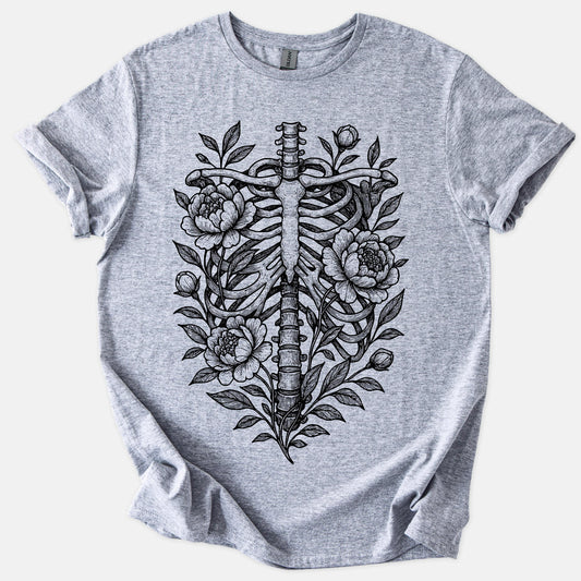 Floral Skeleton Tee