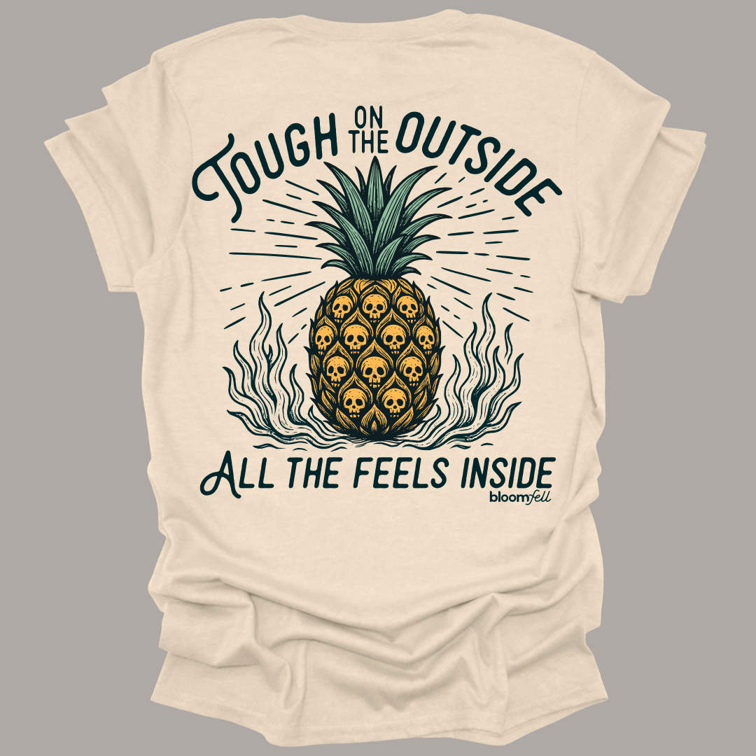 Two-Sided Pineapple Tee | Tough Outside, Feels Inside