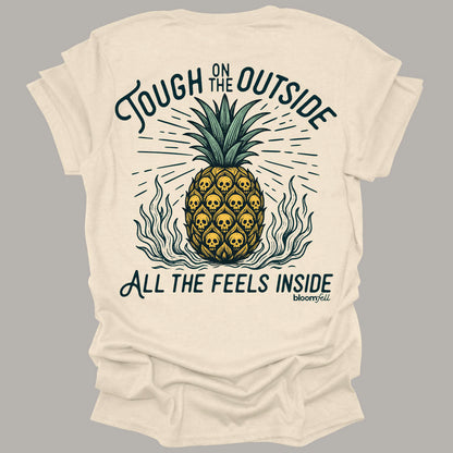 Two-Sided Pineapple Tee | Tough Outside, Feels Inside