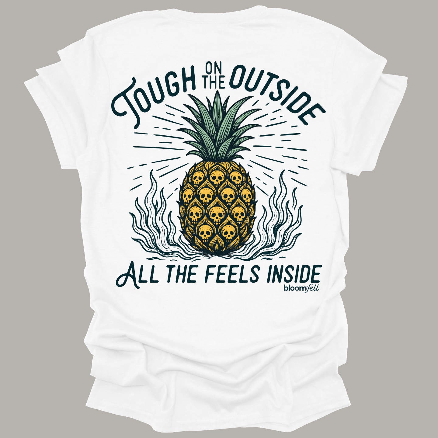 Two-Sided Pineapple Tee | Tough Outside, Feels Inside