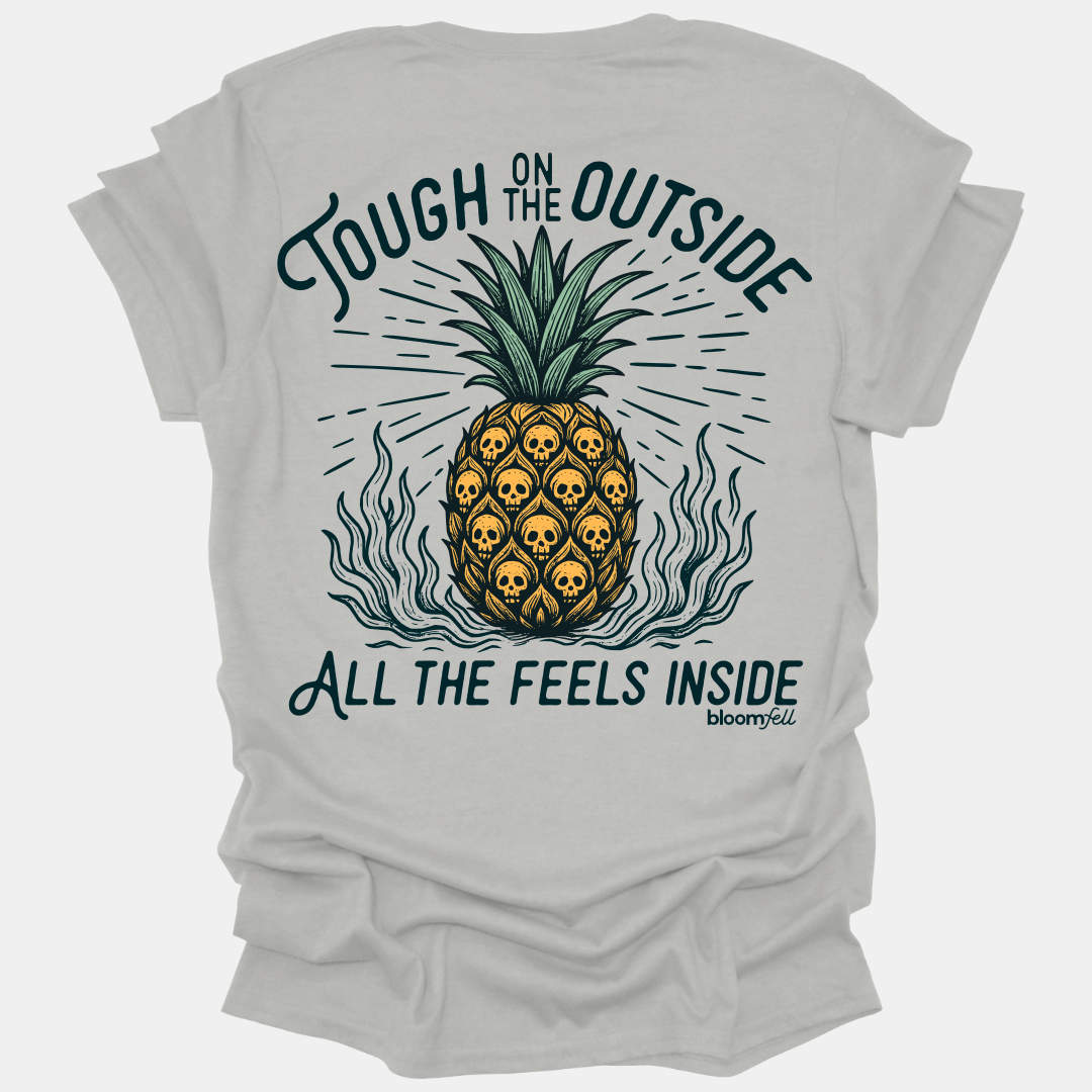 Two-Sided Pineapple Tee | Tough Outside, Feels Inside