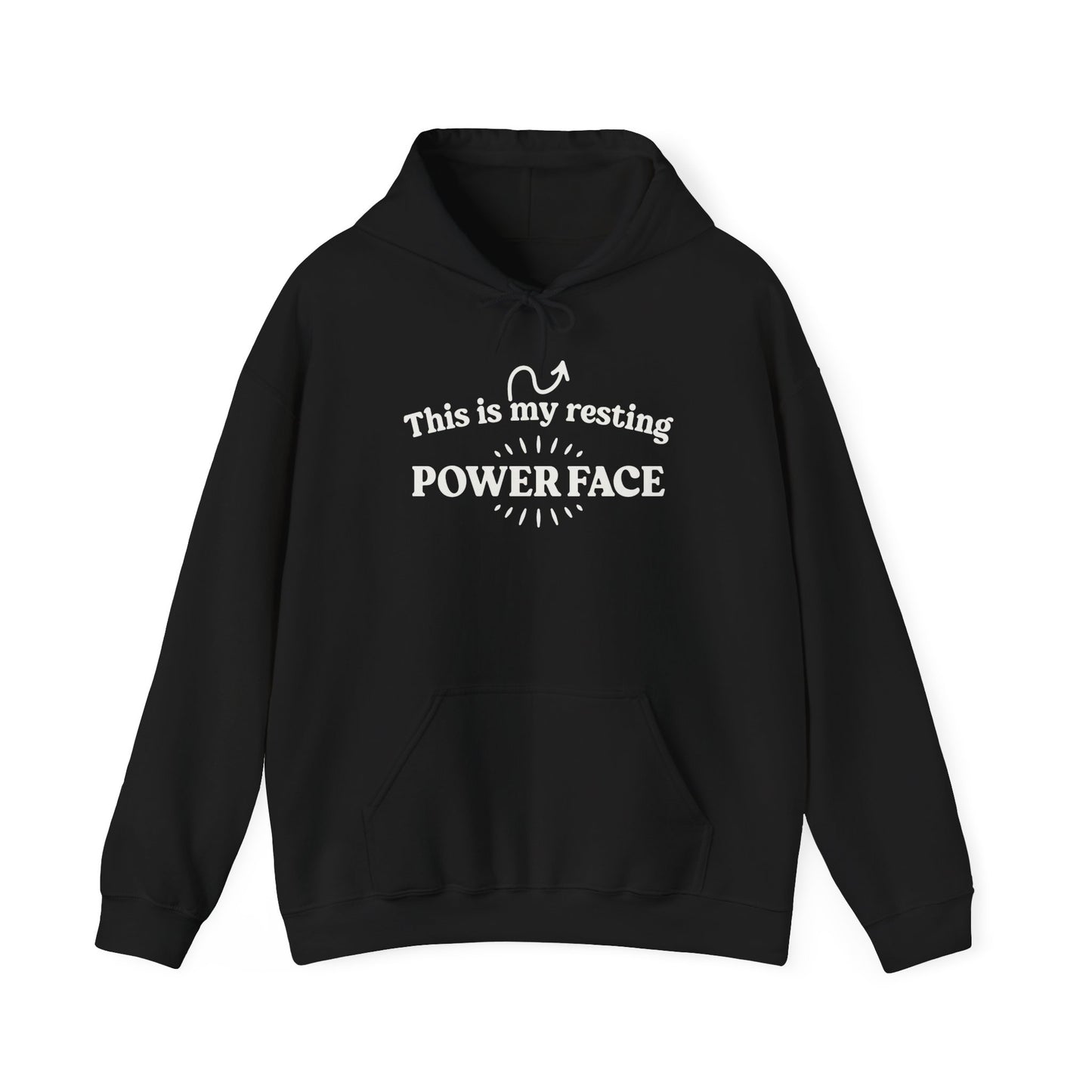 Resting Power Face Hoodie