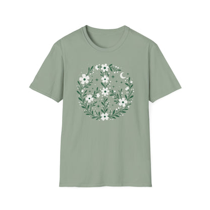 Floral Peace Sign T-Shirt