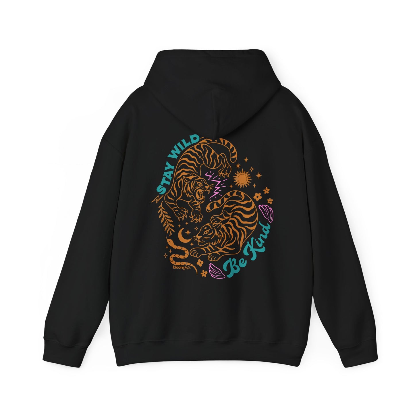 Two-Sided Tiger Hoodie | Stay Wild Be Kind