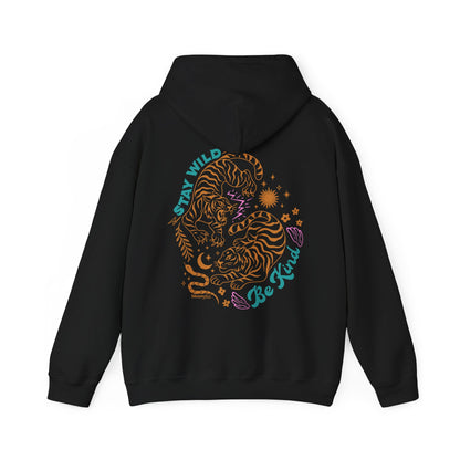 Two-Sided Tiger Hoodie | Stay Wild Be Kind