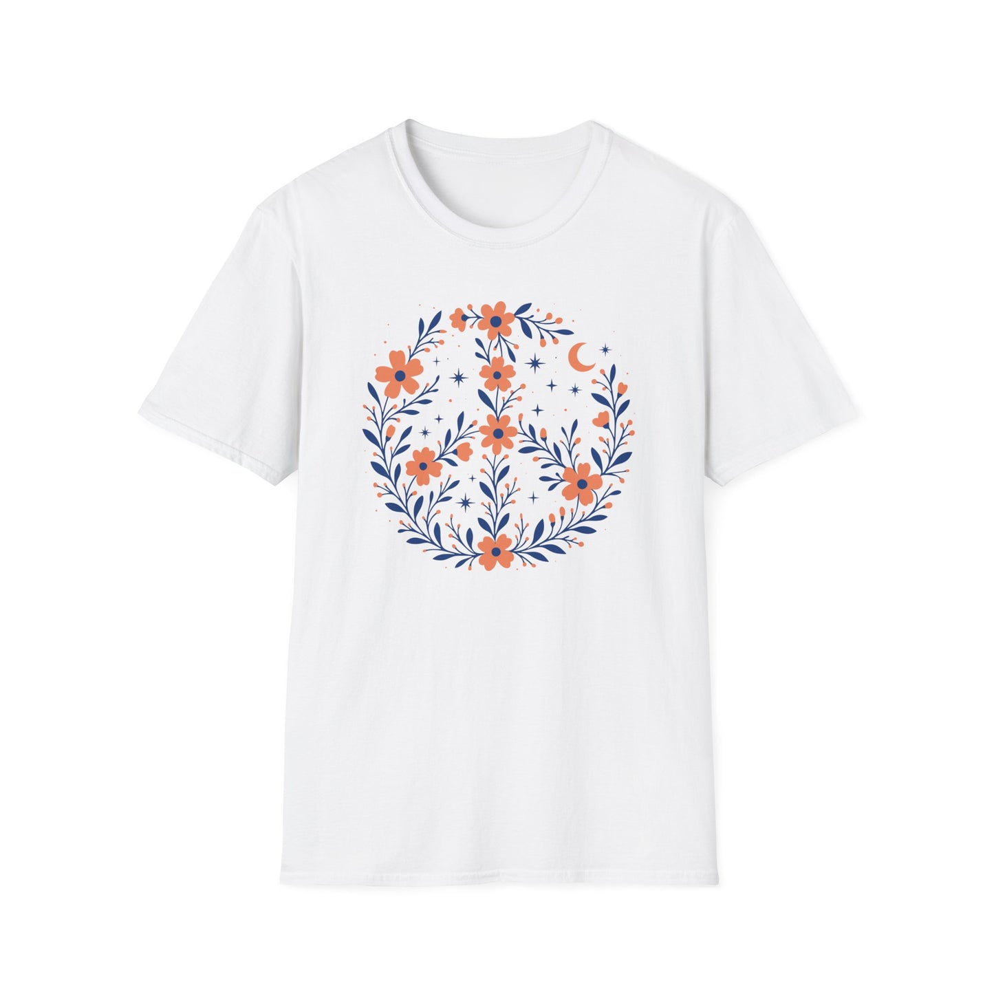 Floral Peace Sign T-Shirt