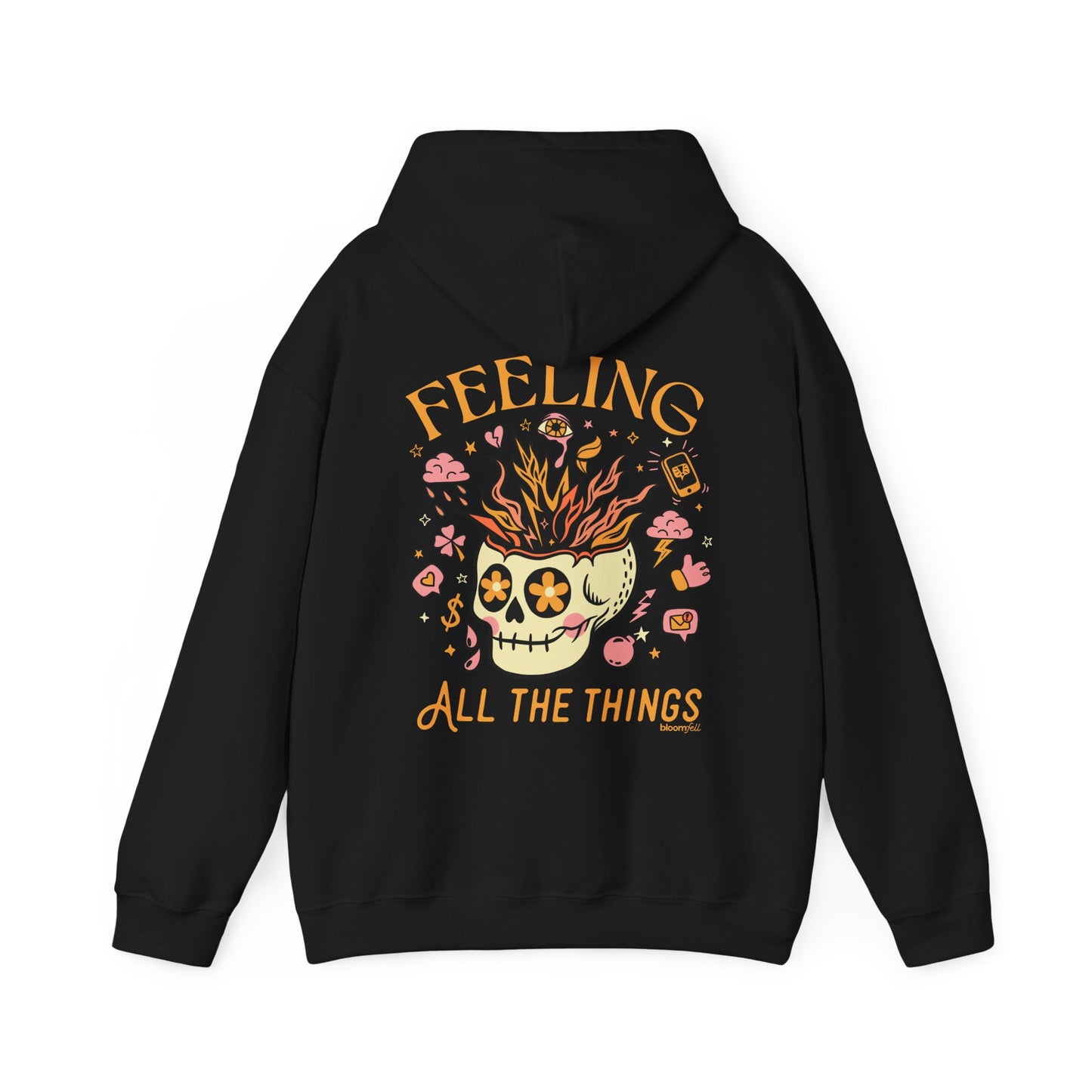Two-Sided Skull Hoodie | Feeling All The Things