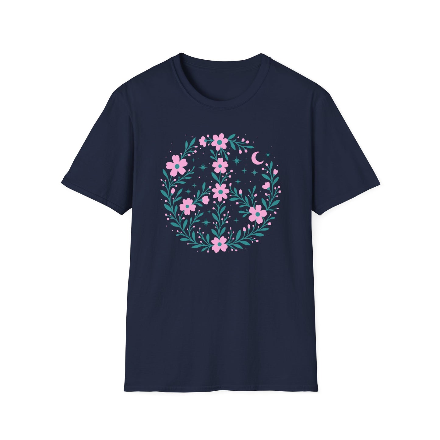 Floral Peace Sign T-Shirt