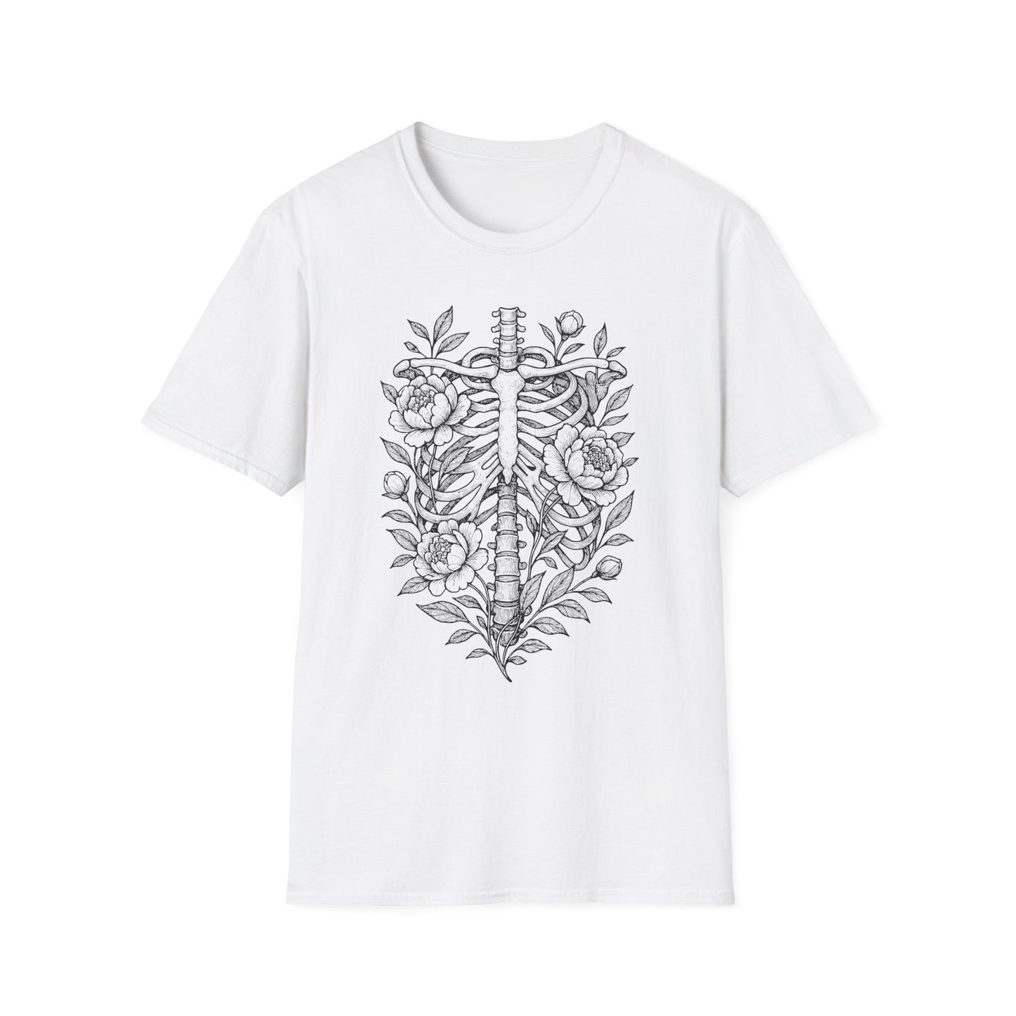 Floral Skeleton Tee